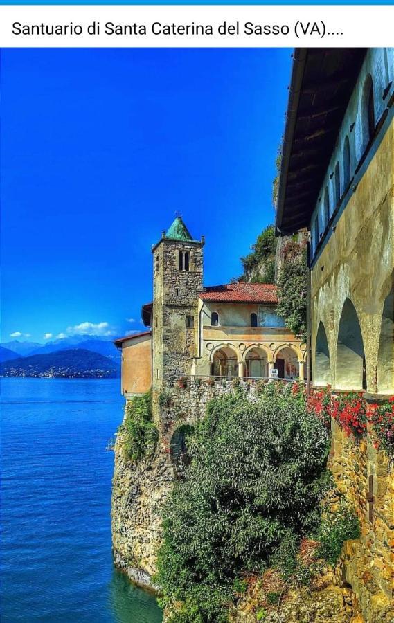 Lago Maggiore, Leggiuno, Ampio Appartamento Exterior foto